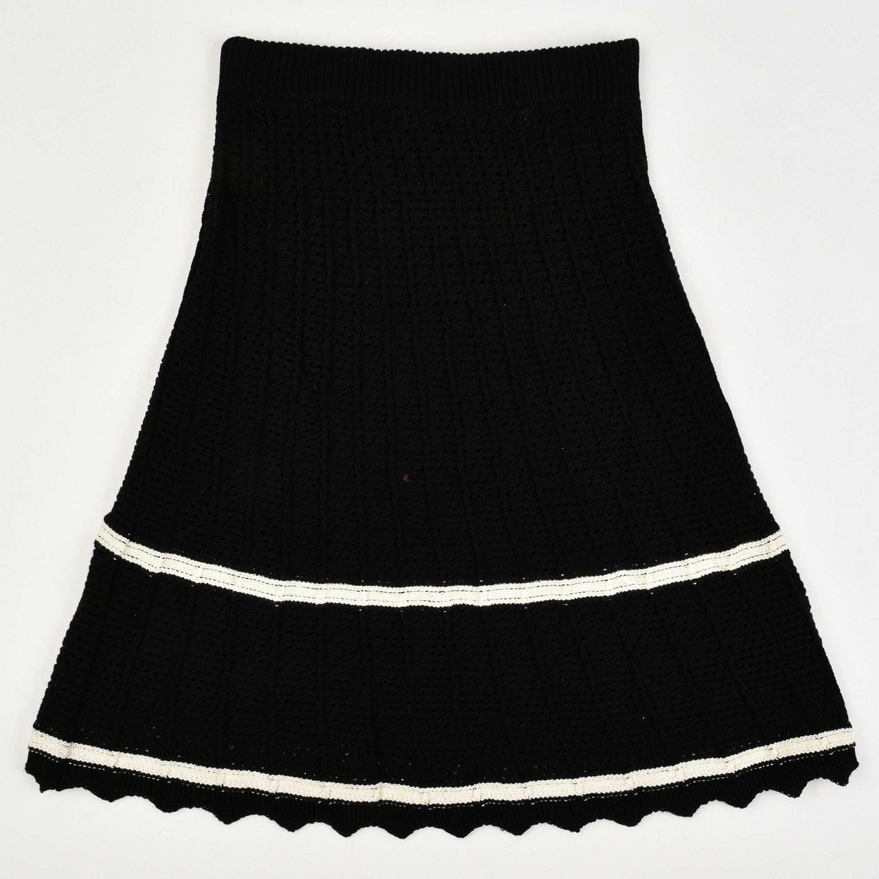 Striped Combo Knit Skirt - Kidichic