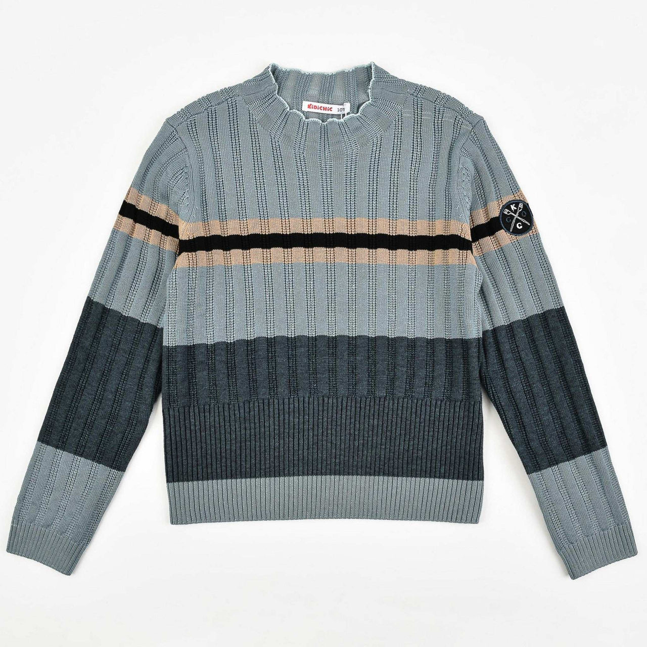 Striped Knit Sweater - Kidichic