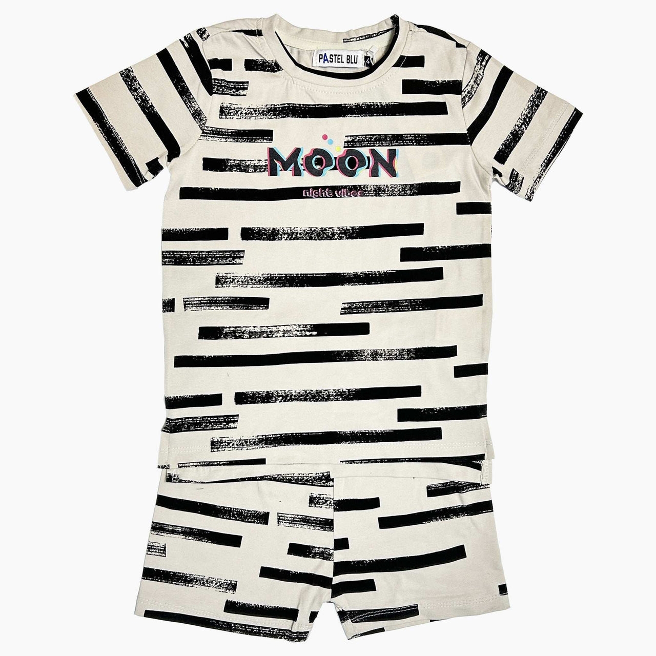 Striped PJ Shorts Set - Kidichic