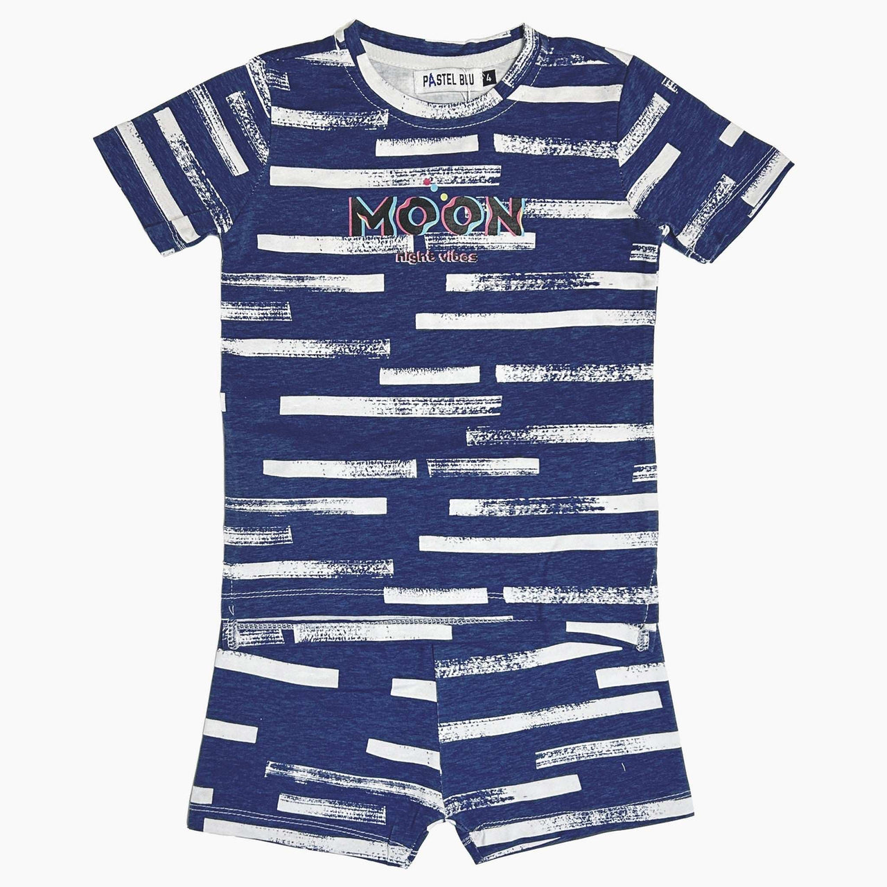 Striped PJ Shorts Set - Kidichic