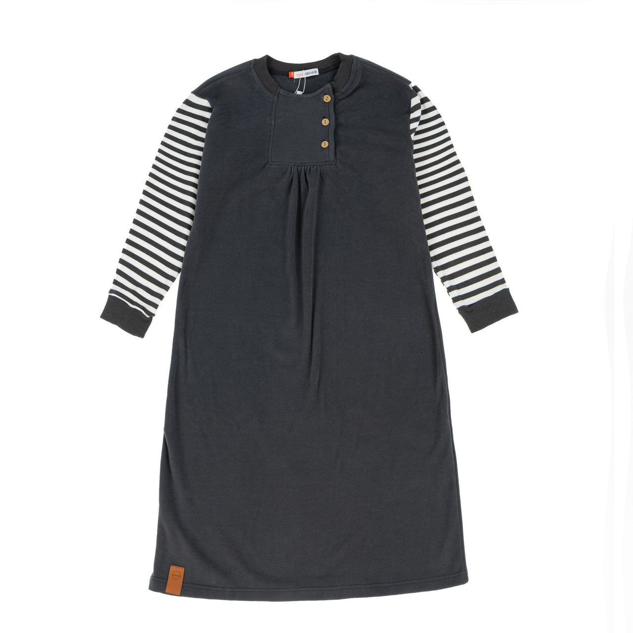 Striped Sleeves Nightgown - Kidichic