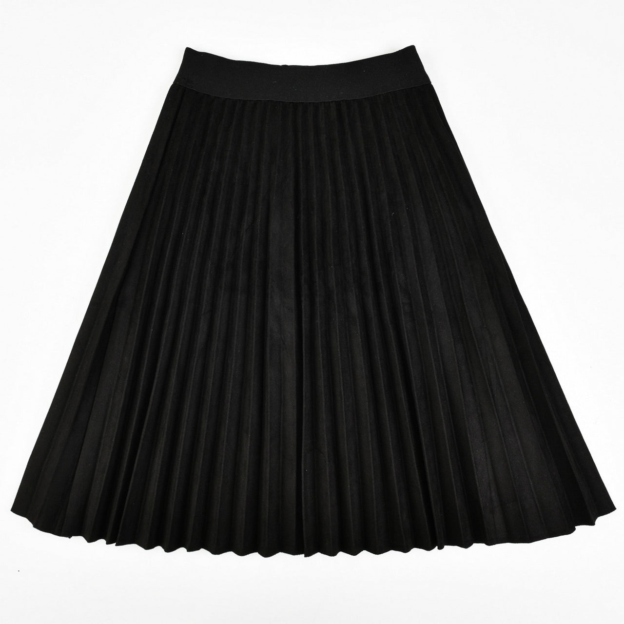 Suede Pleated Skirt - Kidichic