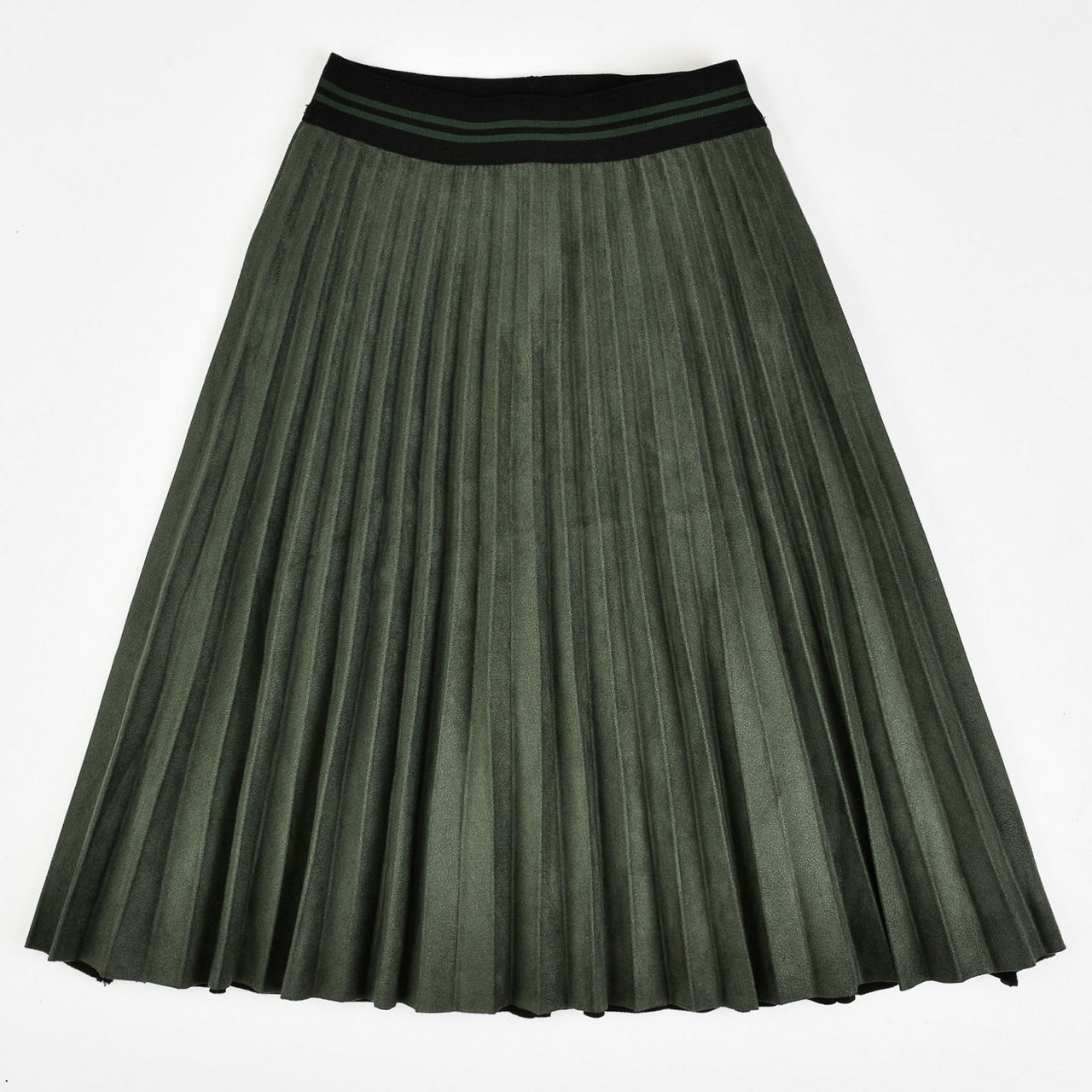 Suede Pleated Skirt - Kidichic