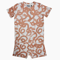 Tangle Print PJ Shorts Set - Kidichic
