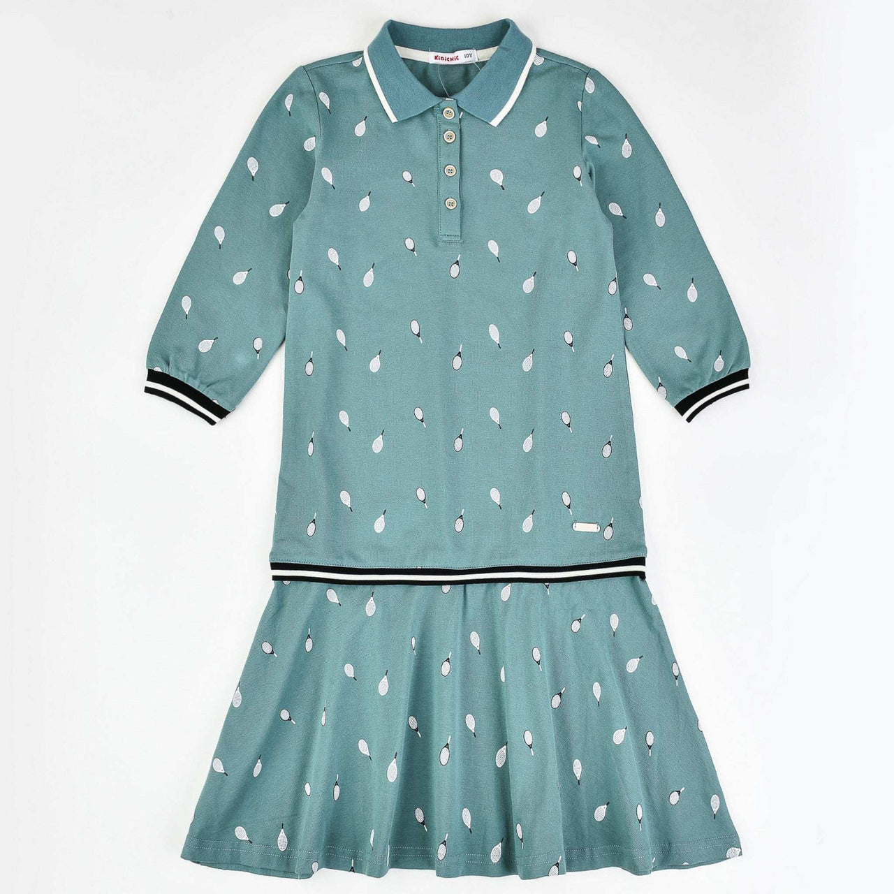 Tennis Polo Dress - Kidichic