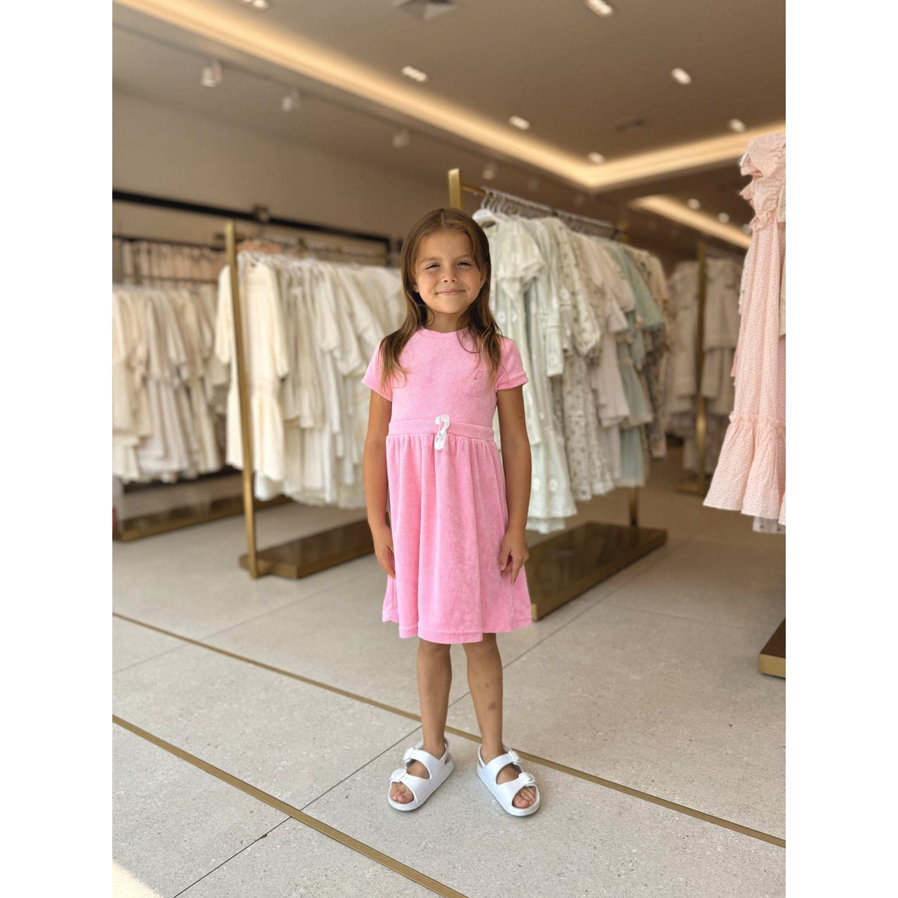 Terry Short Dress - Kidichic