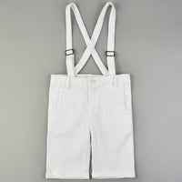 Texture Suspender Shorts - Kidichic