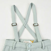 Texture Suspender Shorts - Kidichic