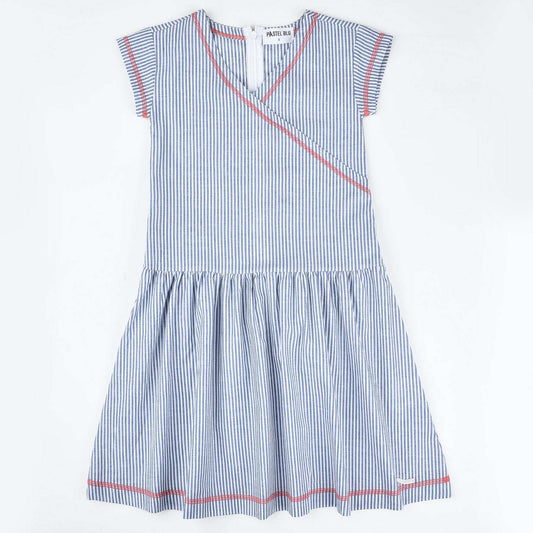 Tied Belt Striped Jumper - Kidichic