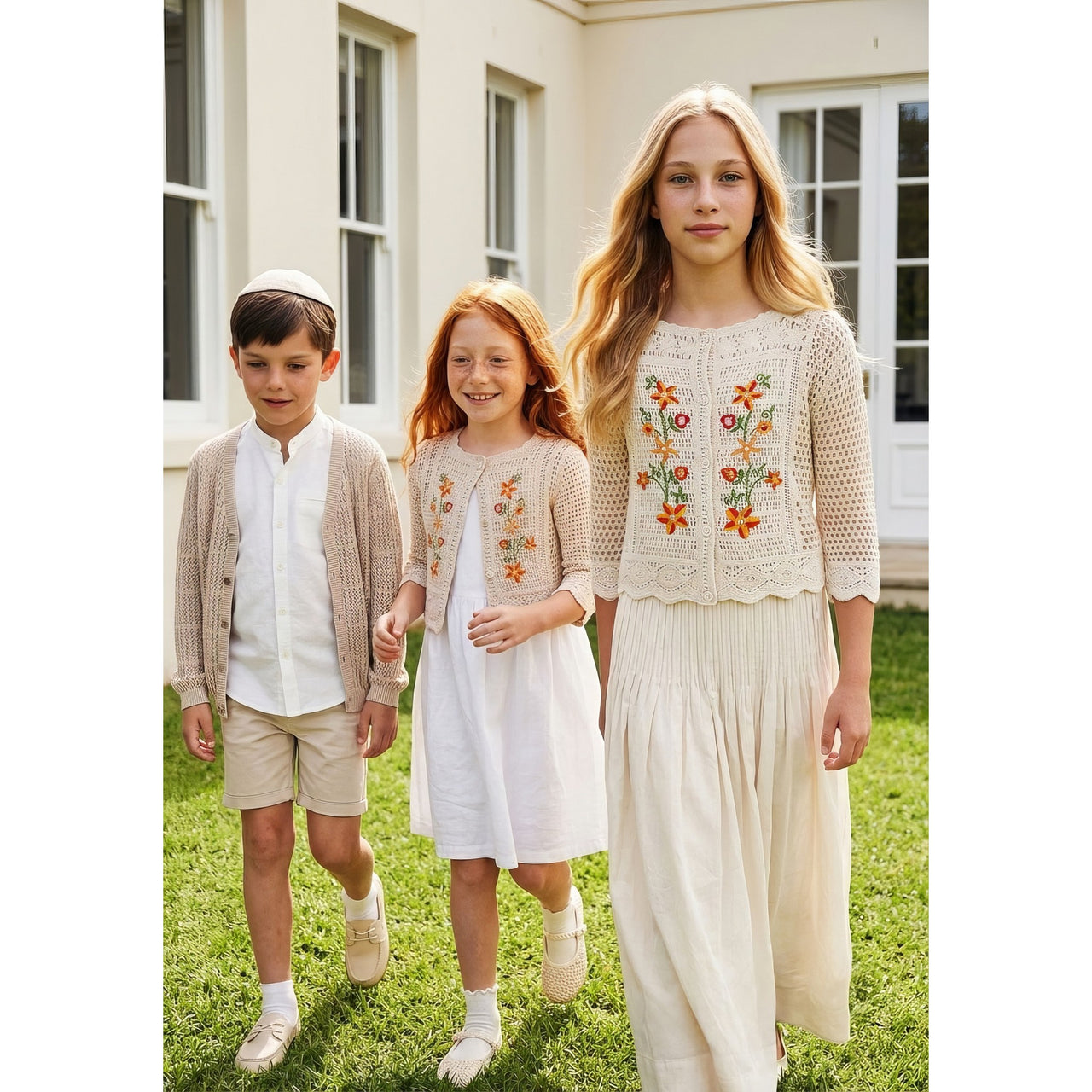Melange Esmee Crochet Cardigan