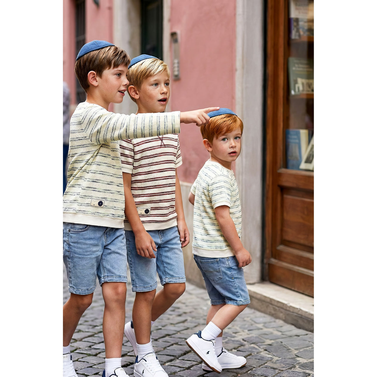 Melange S.S Striped Shirt