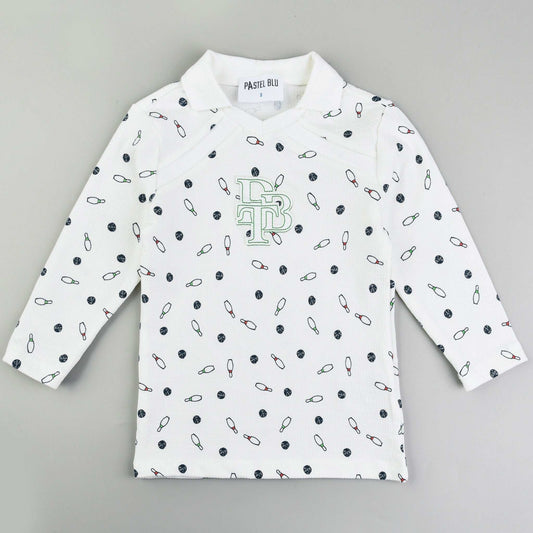 V Neck Printed Shirt - Kidichic