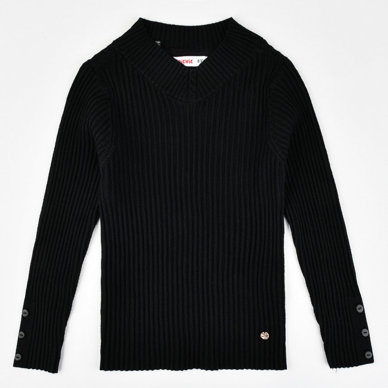 V - Turtle Neck Sweater - Kidichic