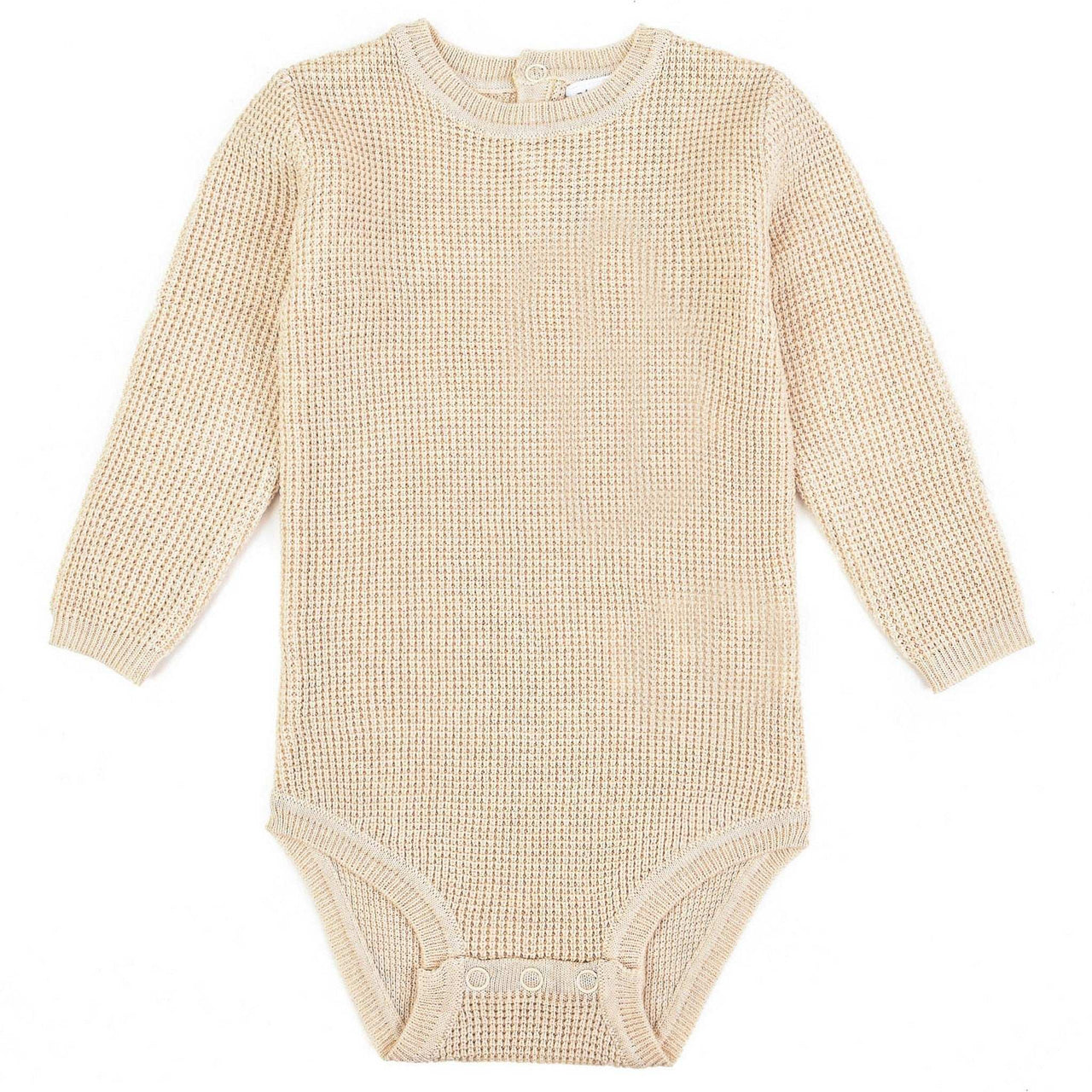 Waffle Knit Baby Onesie - Kidichic