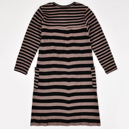 Waffle Stripe Dress - Kidichic