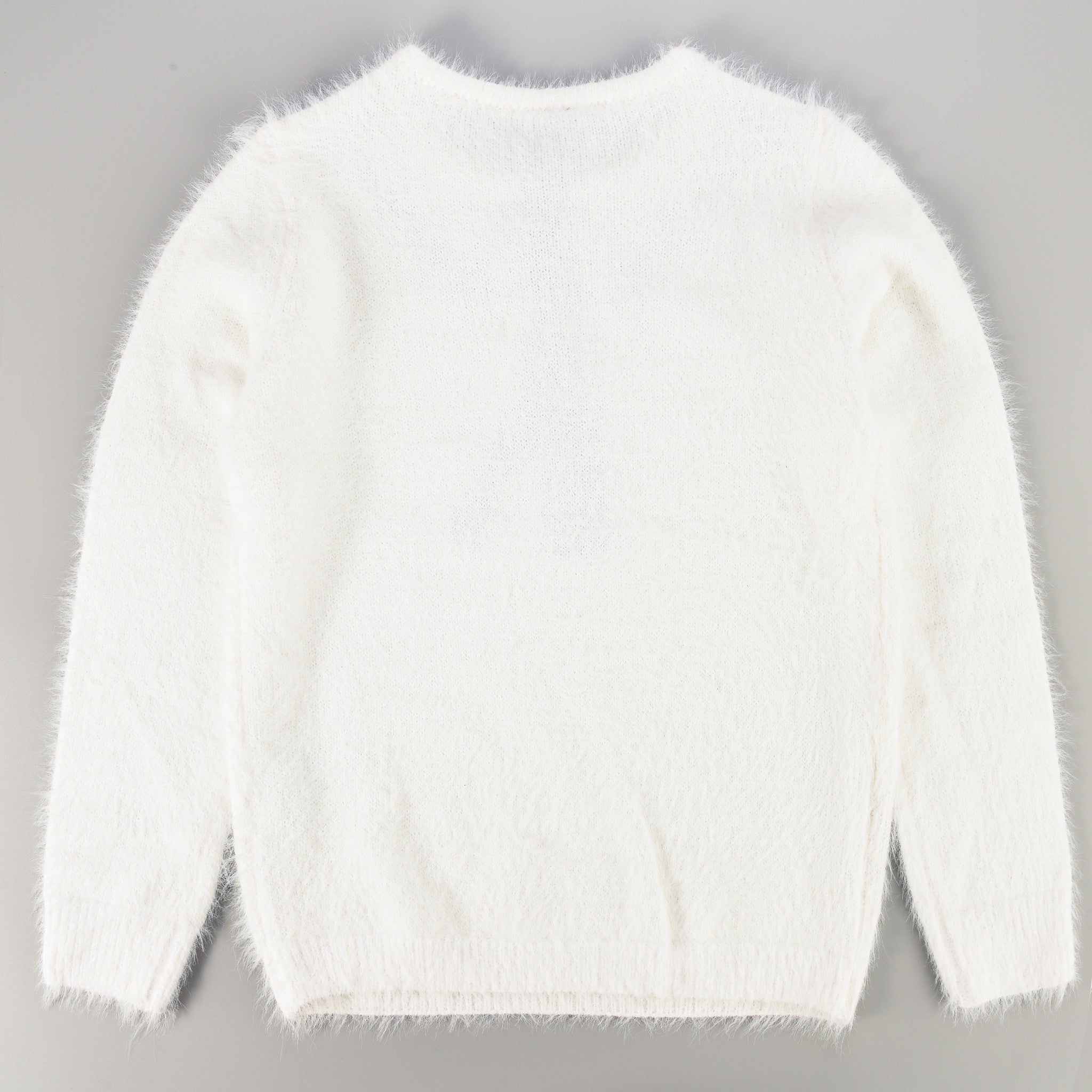 Angora Bow Collar Sweater - Kidichic