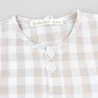 Thumbnail for Baby Boy Snap Closure Shirt - Kidichic