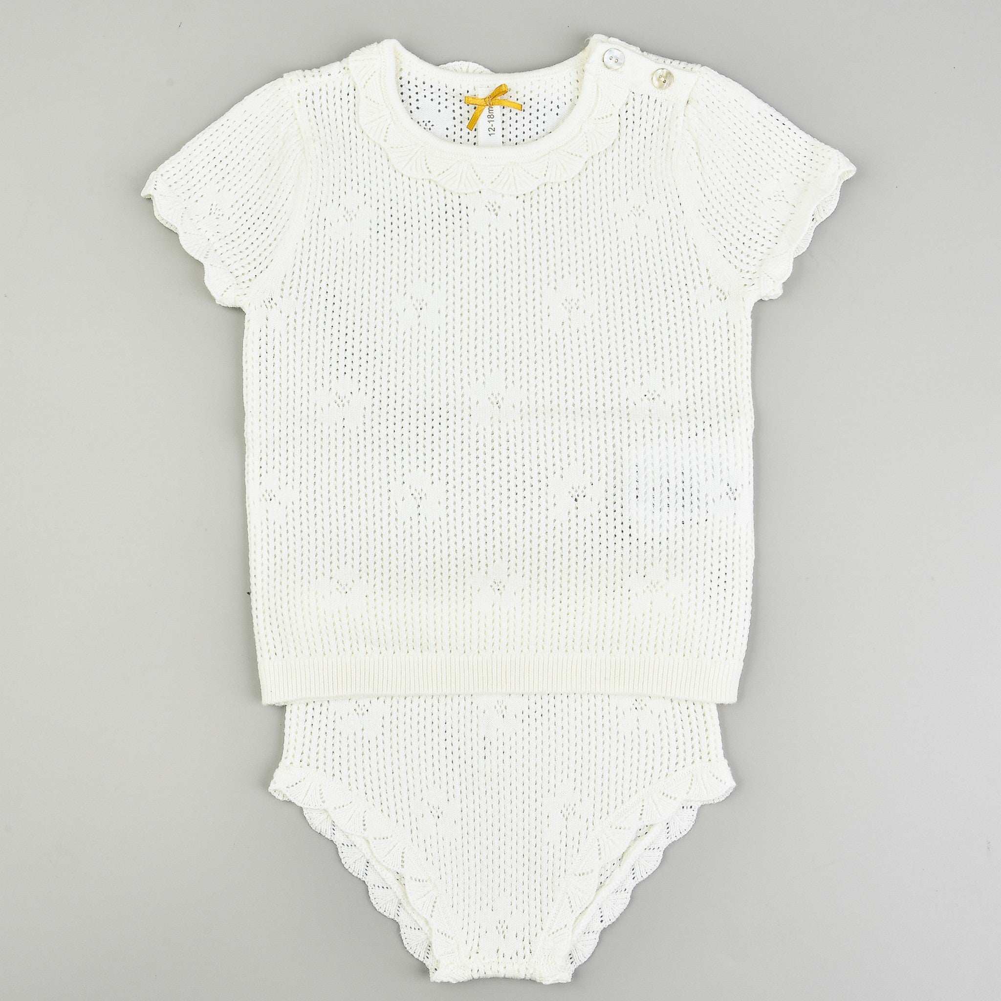 Baby Girl Crochet Knit Set Kidichic