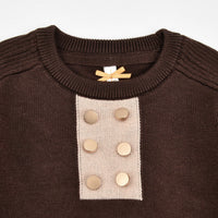 Thumbnail for Baby Knit Rib Button Set - Kidichic