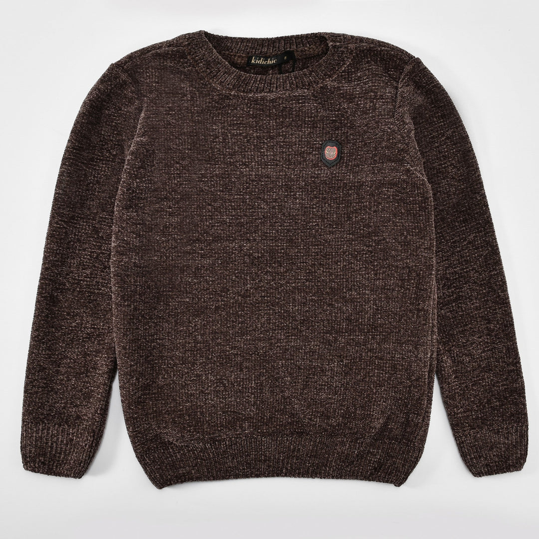 Boys Chenille Winter Sweater - Kidichic