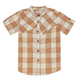 Boys S.S Checkered Shirt - Kidichic