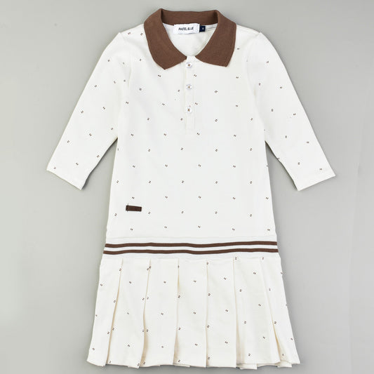 Button Polo Dress - Kidichic