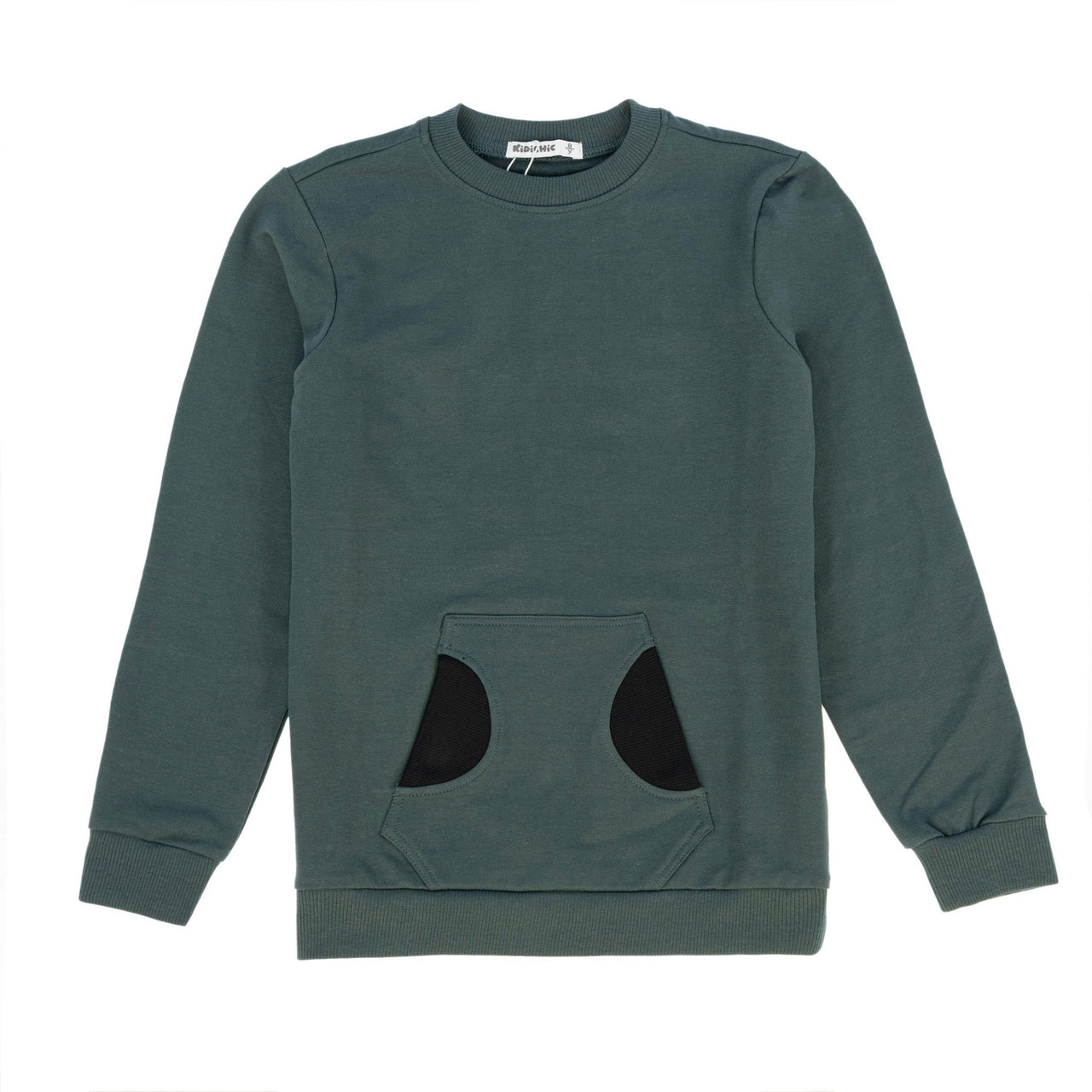 Contrast Pocket Sweater - Kidichic