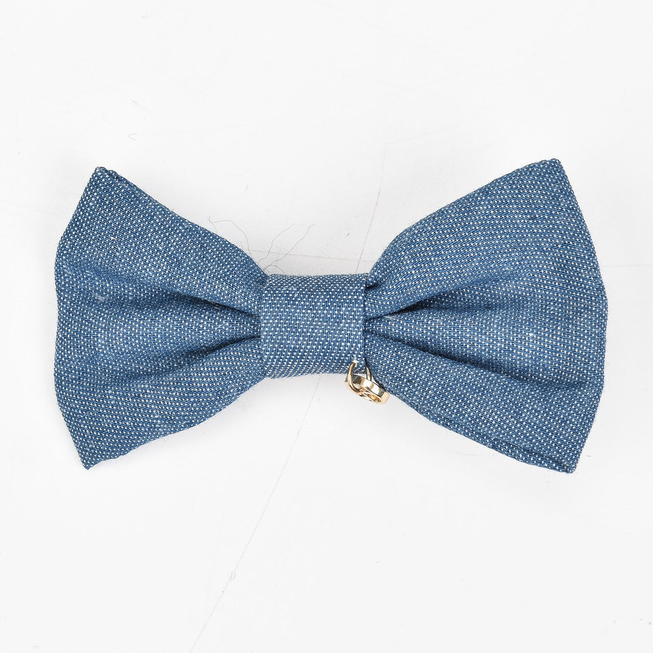 Denim Mini Bow Clip - Kidichic