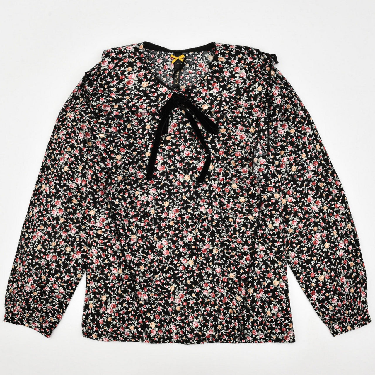 Girls Camden Floral Collar Top - Kidichic