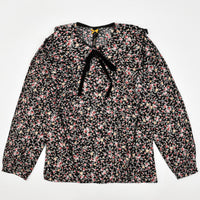 Thumbnail for Girls Camden Floral Collar Top - Kidichic