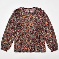 Thumbnail for Girls Camden Floral Collar Top - Kidichic