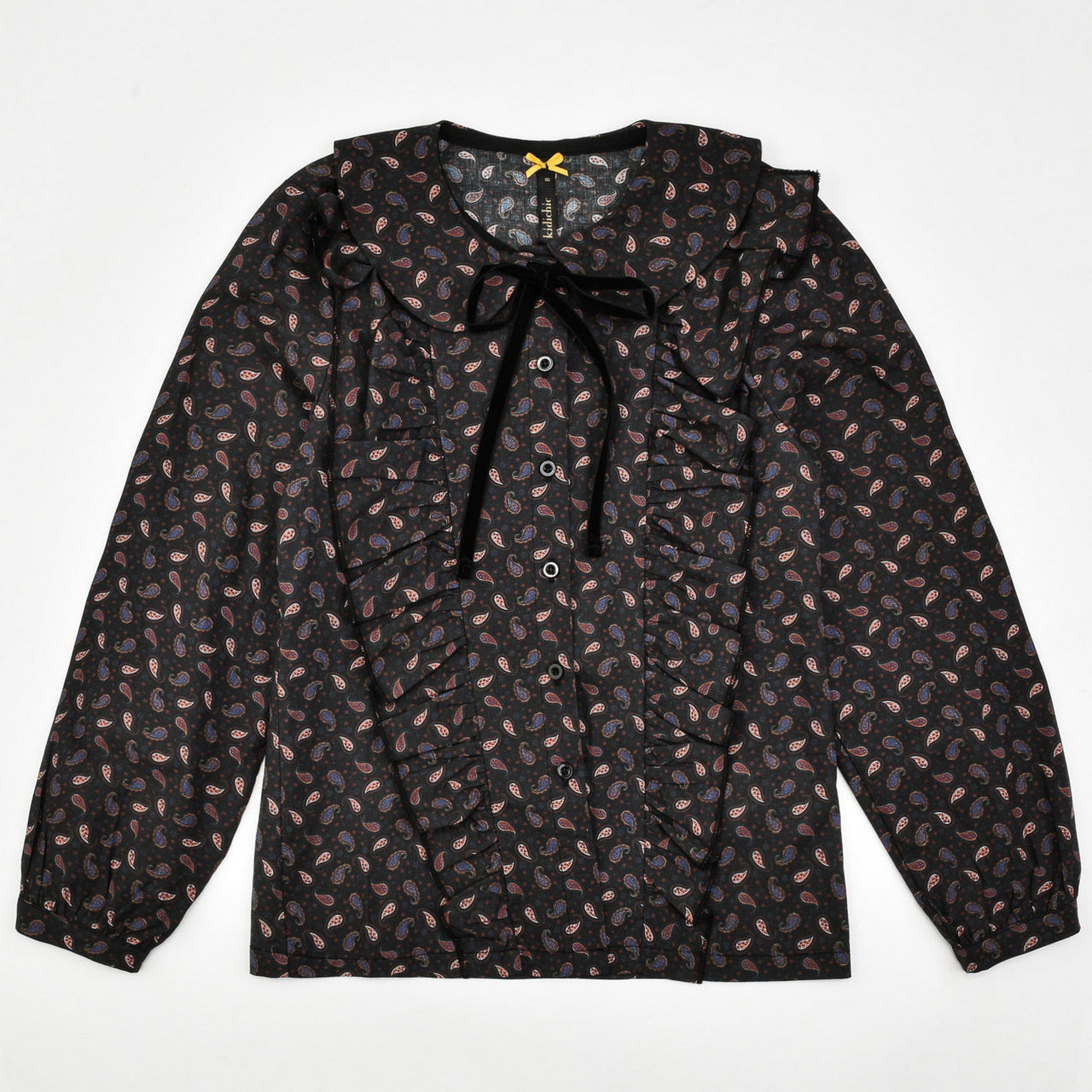 Girls Camden Floral Collar Top - Kidichic