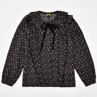 Thumbnail for Girls Camden Floral Collar Top - Kidichic