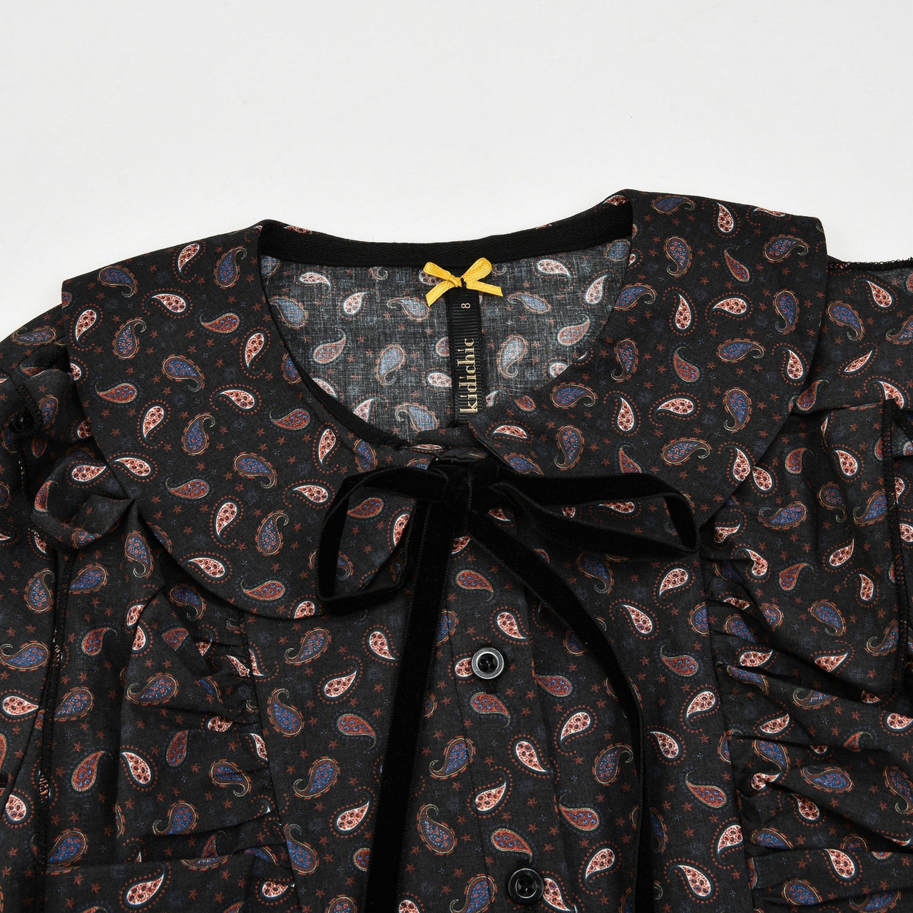 Girls Camden Floral Collar Top - Kidichic