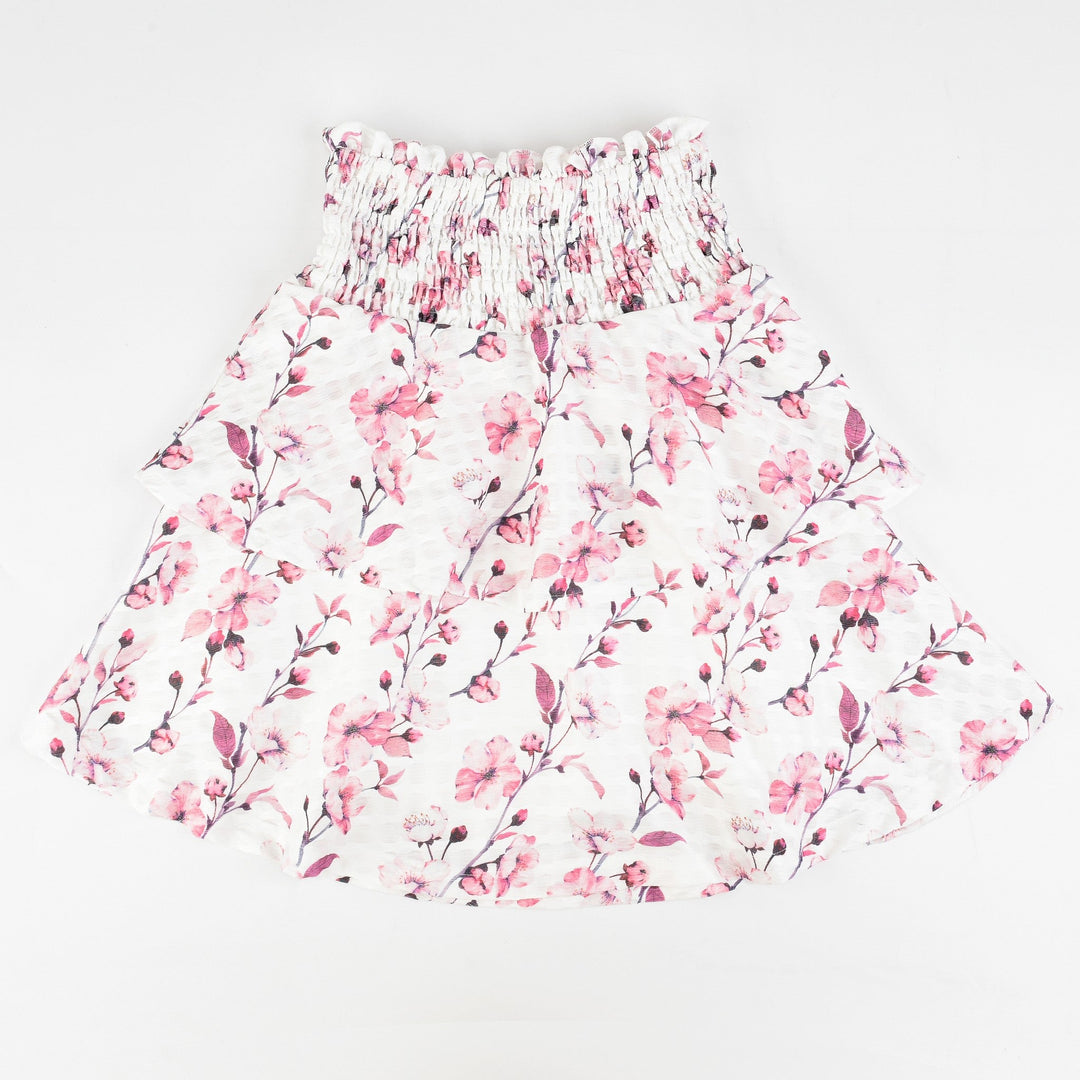 Girls Cherry Blossom Skirt - Kidichic