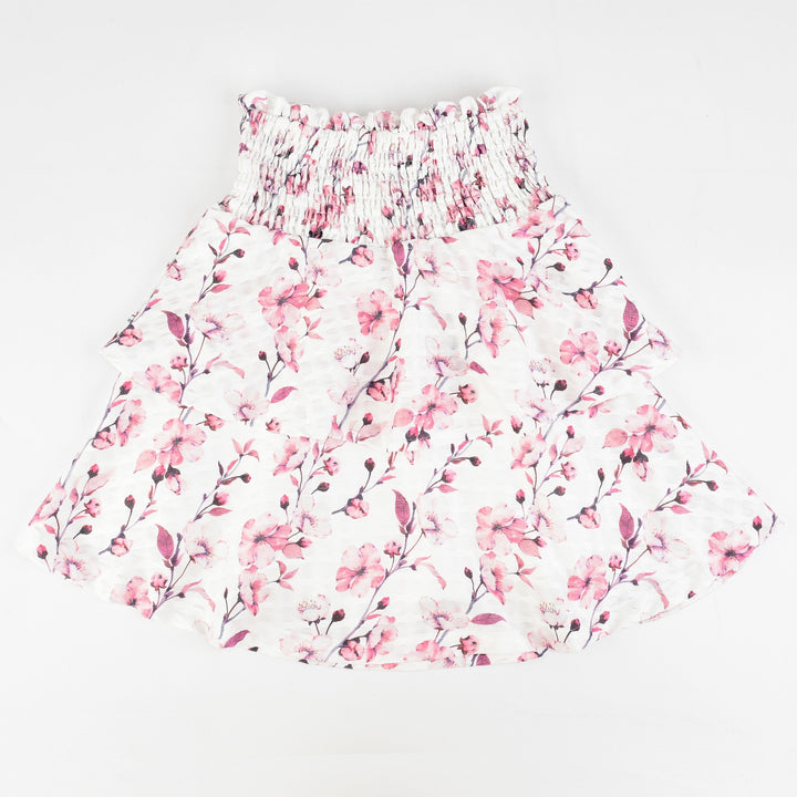 Girls Cherry Blossom Skirt - Kidichic