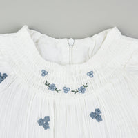 Thumbnail for Girls Daisy Smock Waist Dress - Kidichic