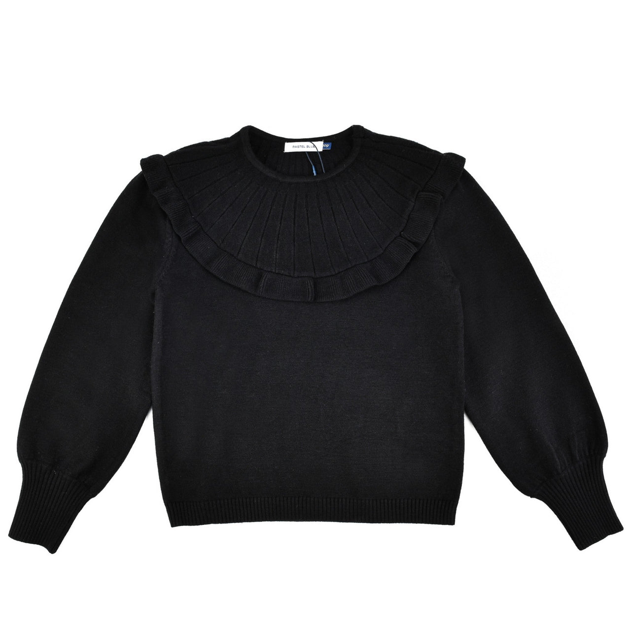 Girls Knit Collar Sweater - Kidichic