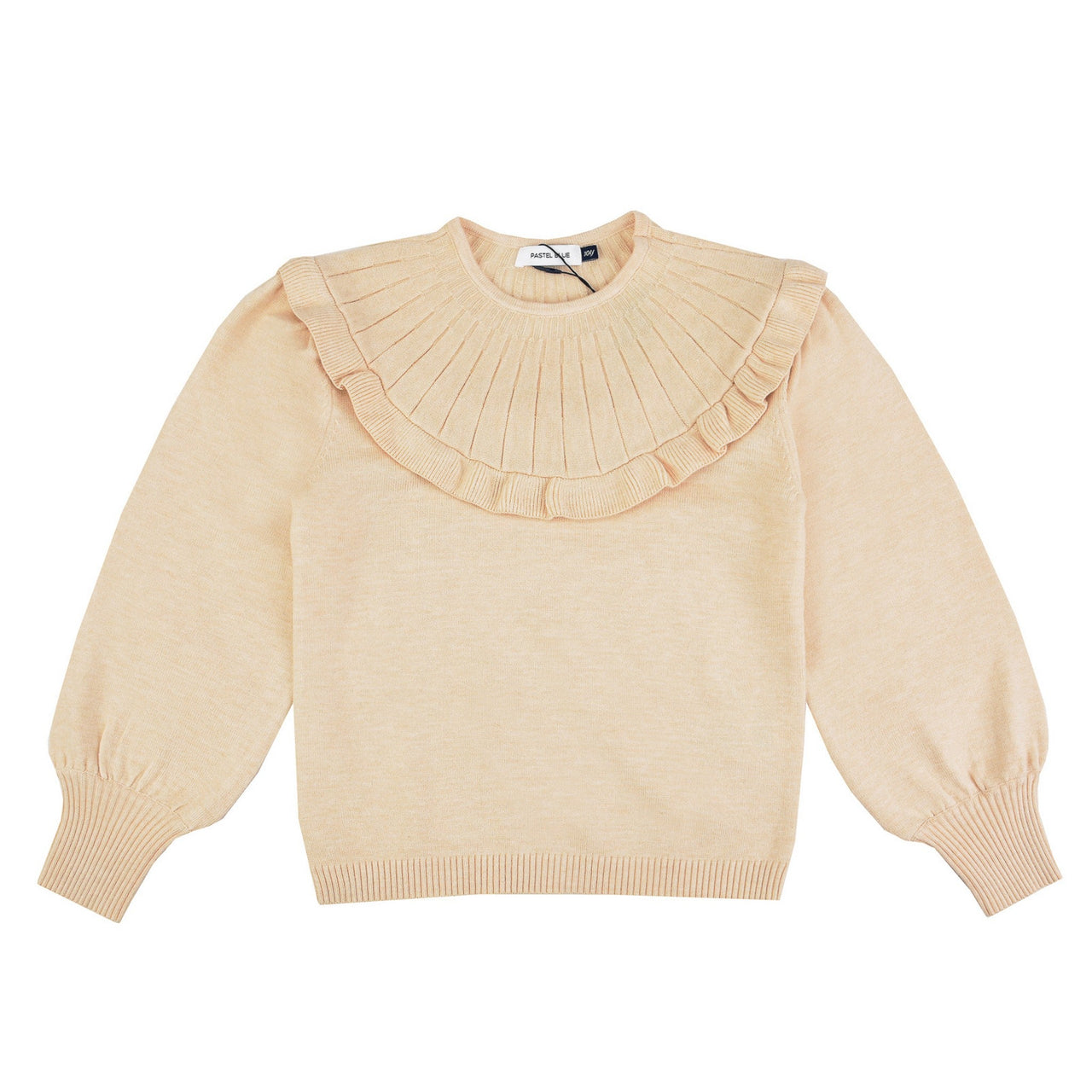 Girls Knit Collar Sweater - Kidichic