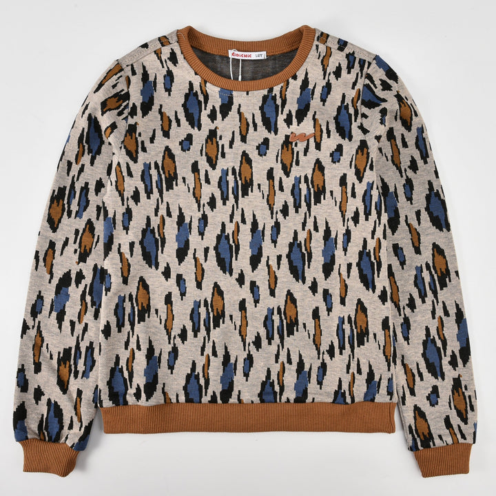 Girls Leopard Print Shirt - Kidichic