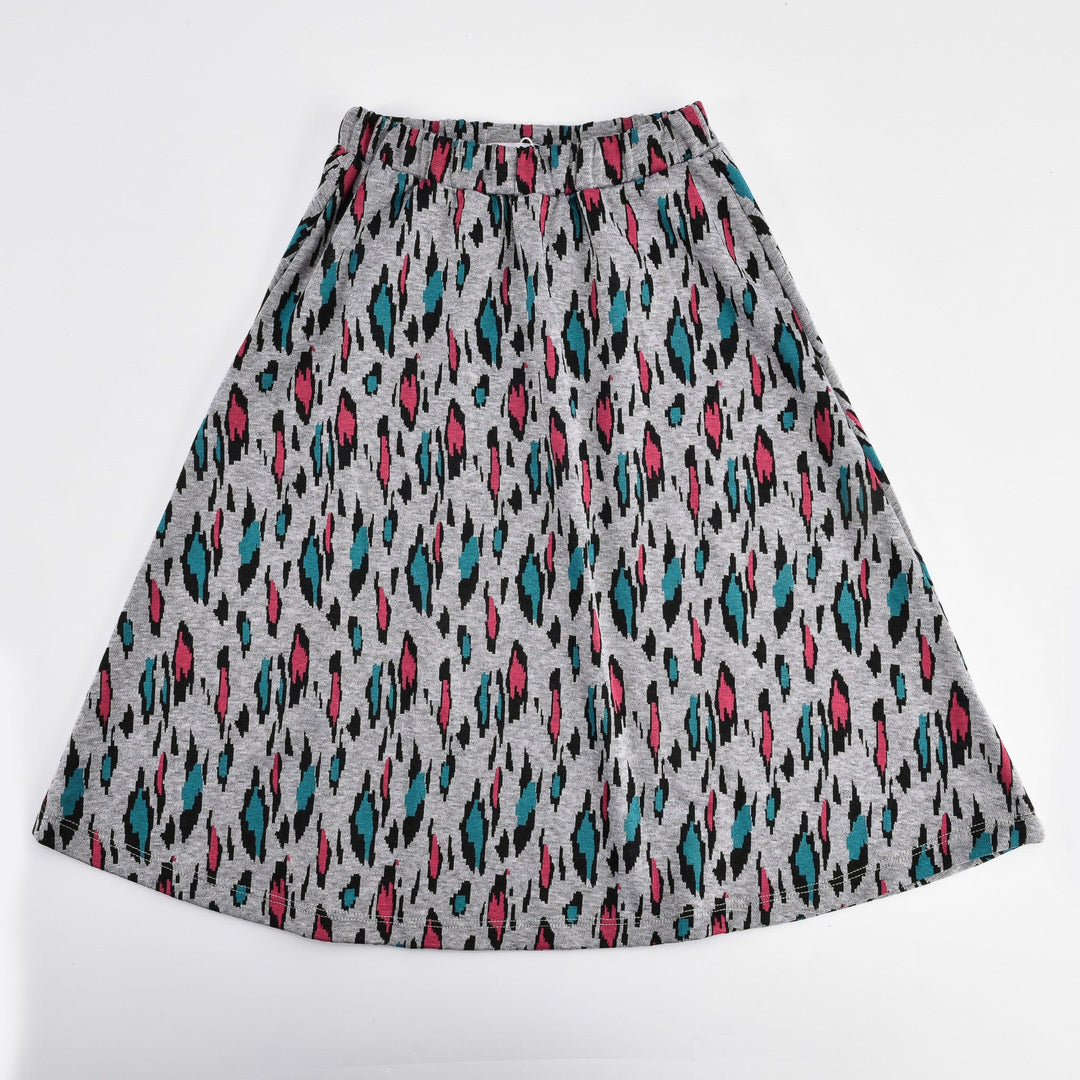 Girls Leopard Print Skirt - Kidichic