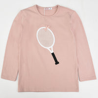 Thumbnail for Girls Tennis Racket Tee - Kidichic