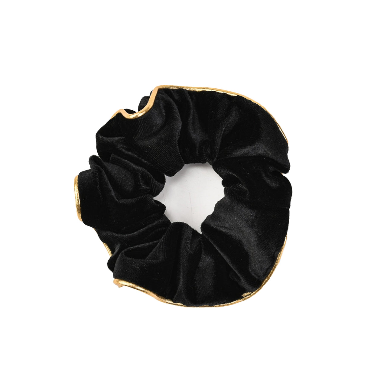 Gold Trim Scrunchie - Kidichic