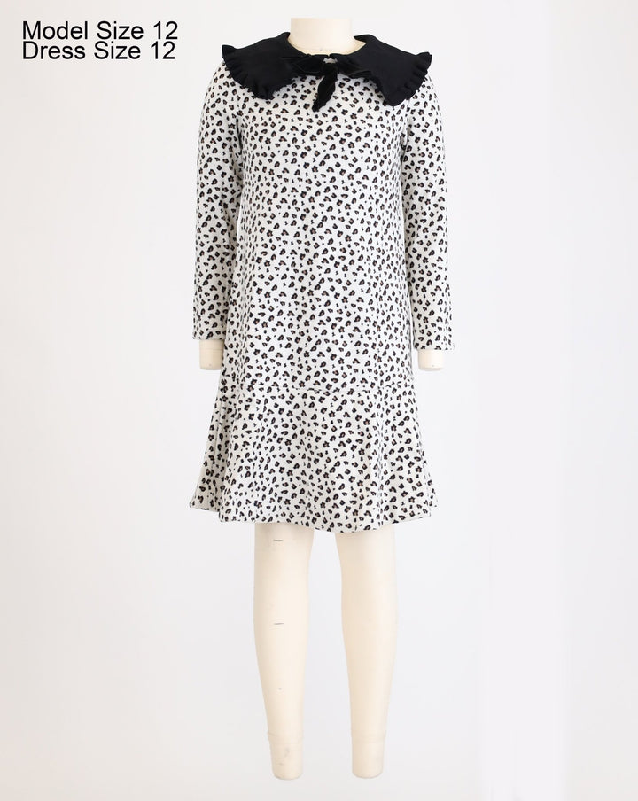 Greta Leopard Print Knit Dress - Kidichic