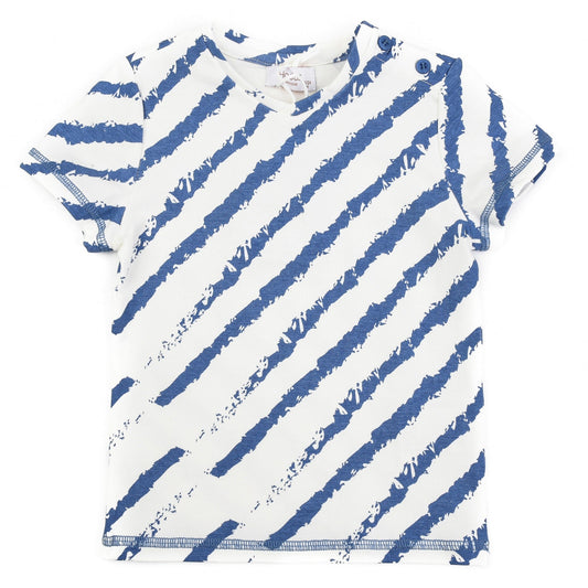 Hadas Diagonal Striped Baby Tee - Kidichic