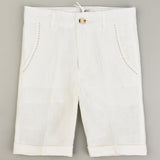 Hadas Textured Linen Shorts - Kidichic