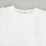 Hadas Top with Lace Collar - Kidichic
