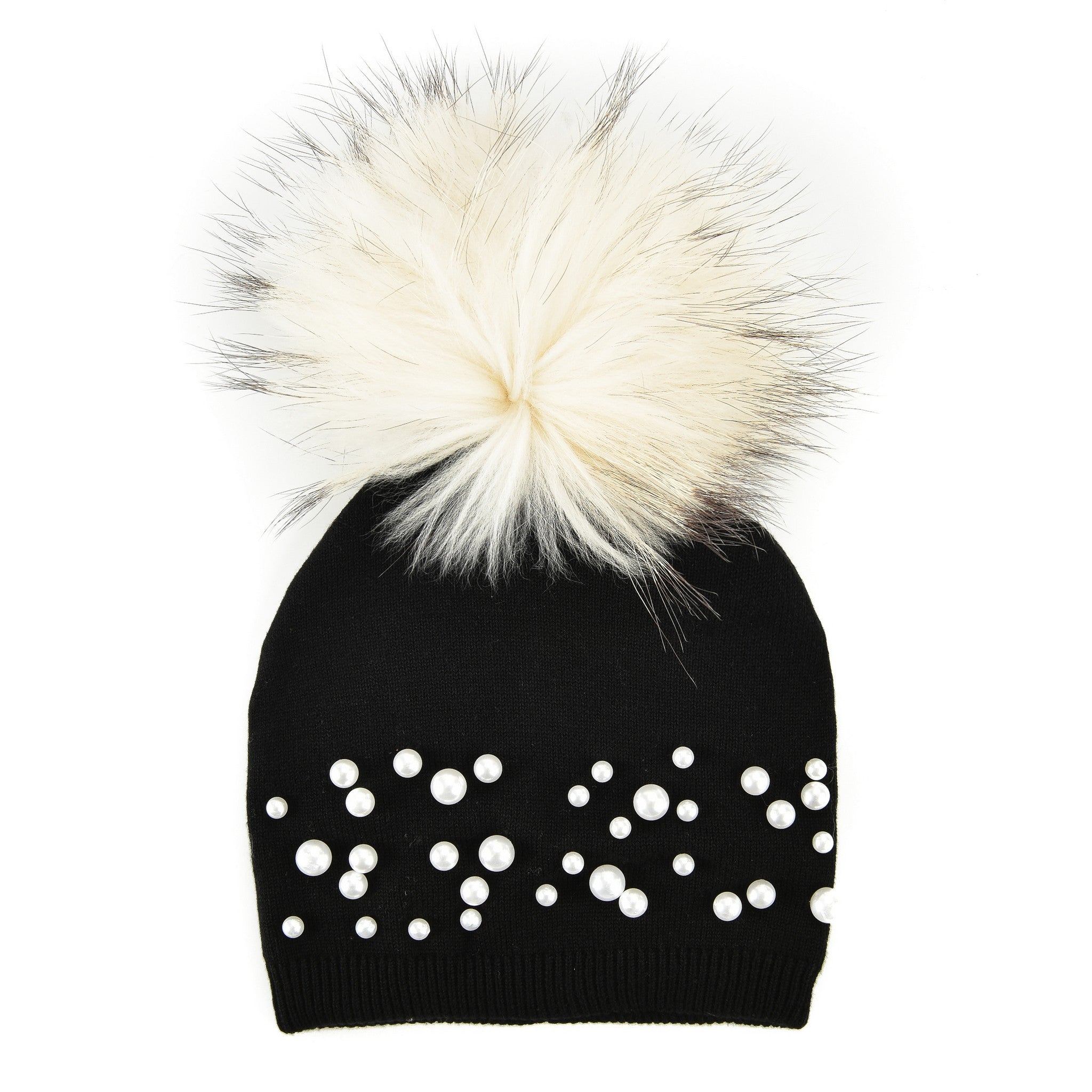 Knit Hat With Pearls - Kidichic