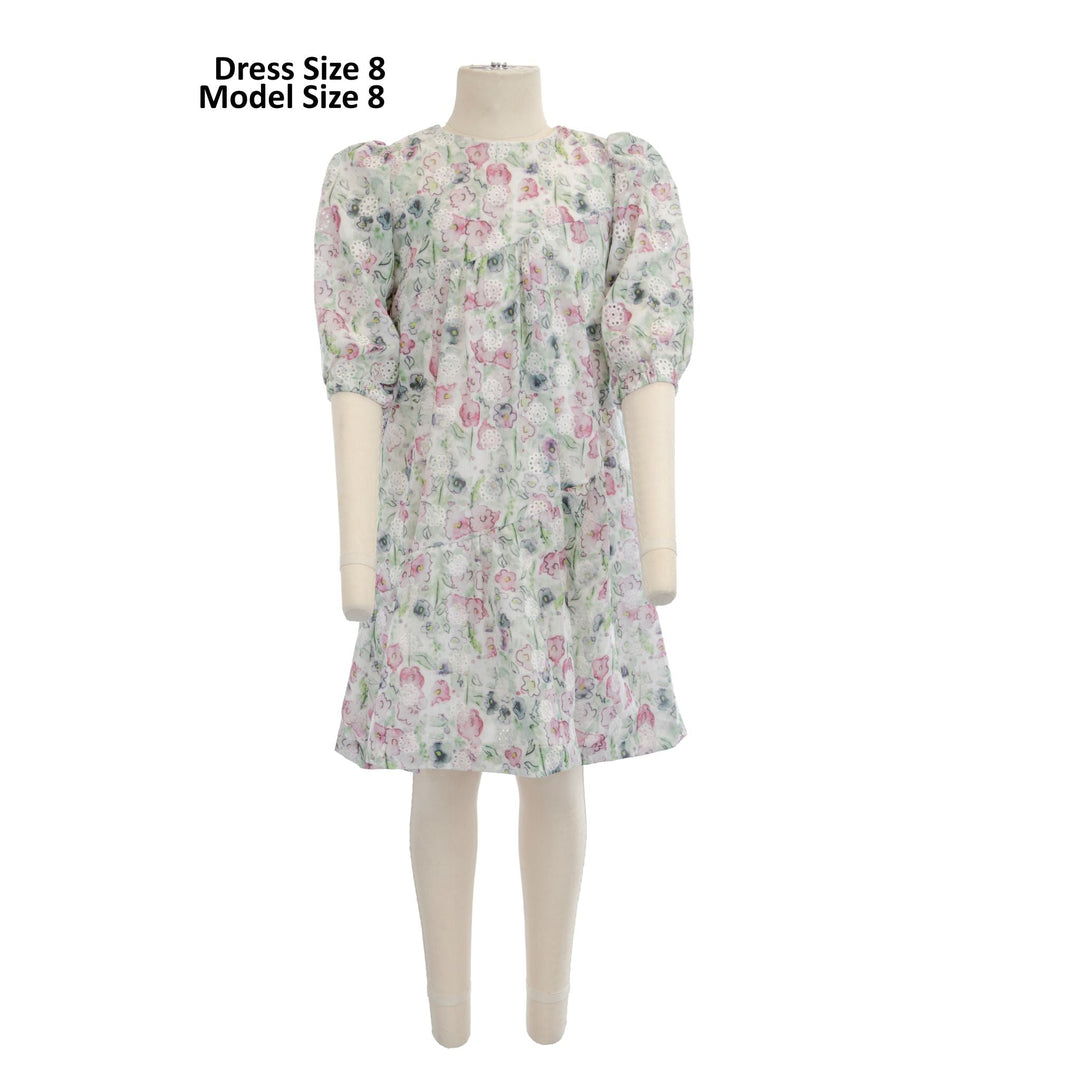 Lace Floral Dress - Kidichic