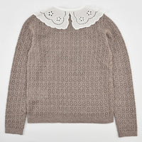 Thumbnail for Lily Crochet Girls Sweater - Kidichic